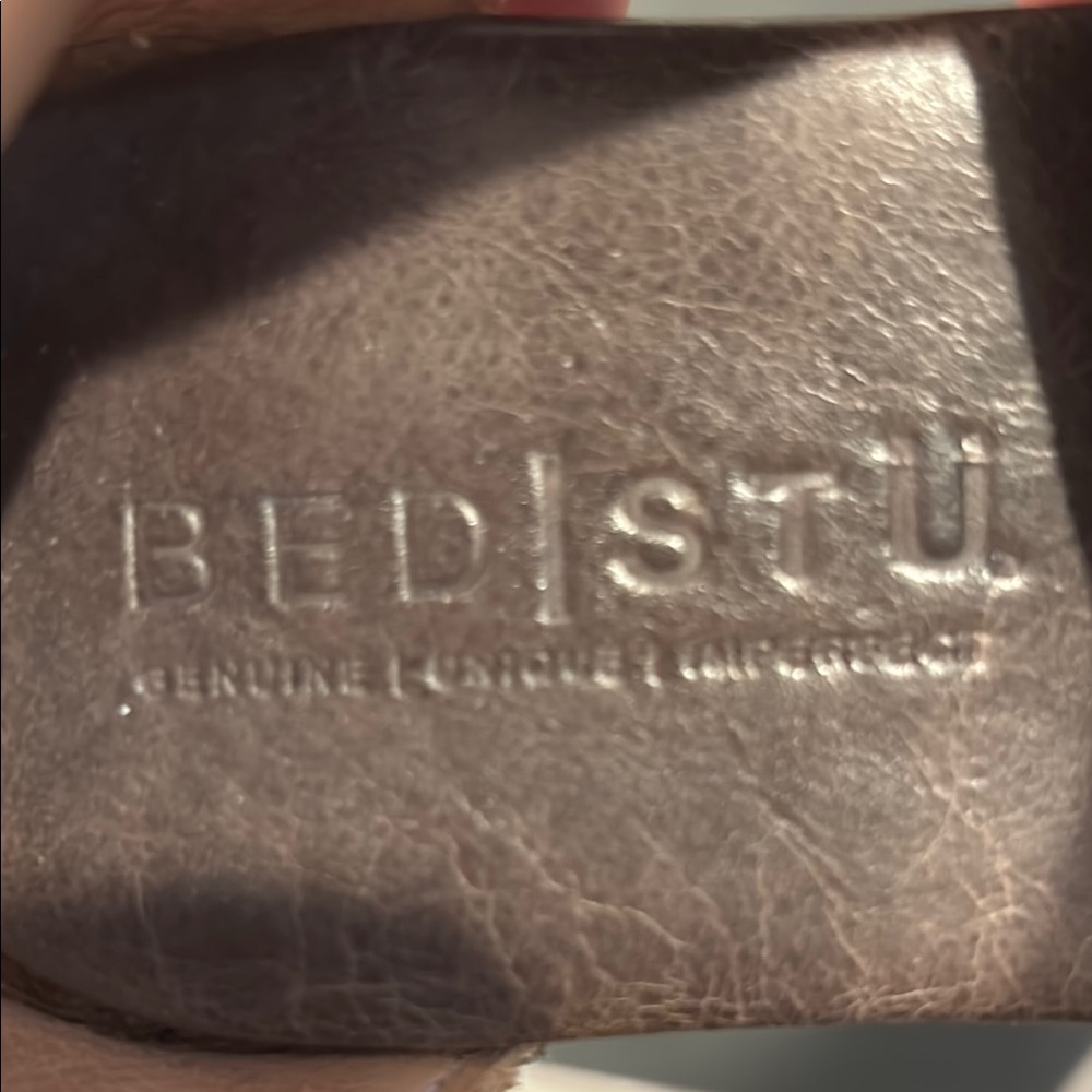 💥 Bed|Stü Miya Sandals - Size 9.5 - Pewter/Graphite Distressed 💥 - Picture 2 of 6